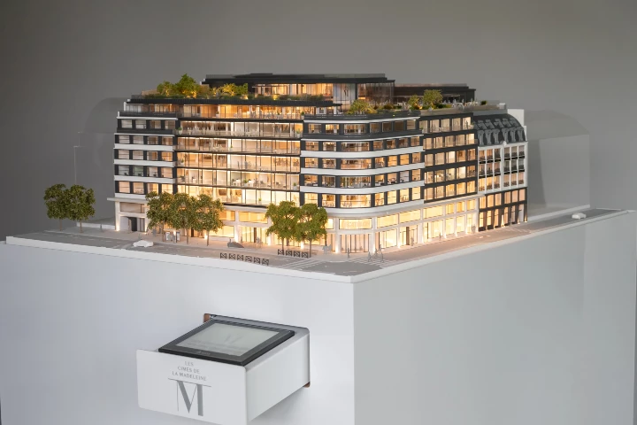 Maquette Lift-up les Cimes de la Madeleine à Paris