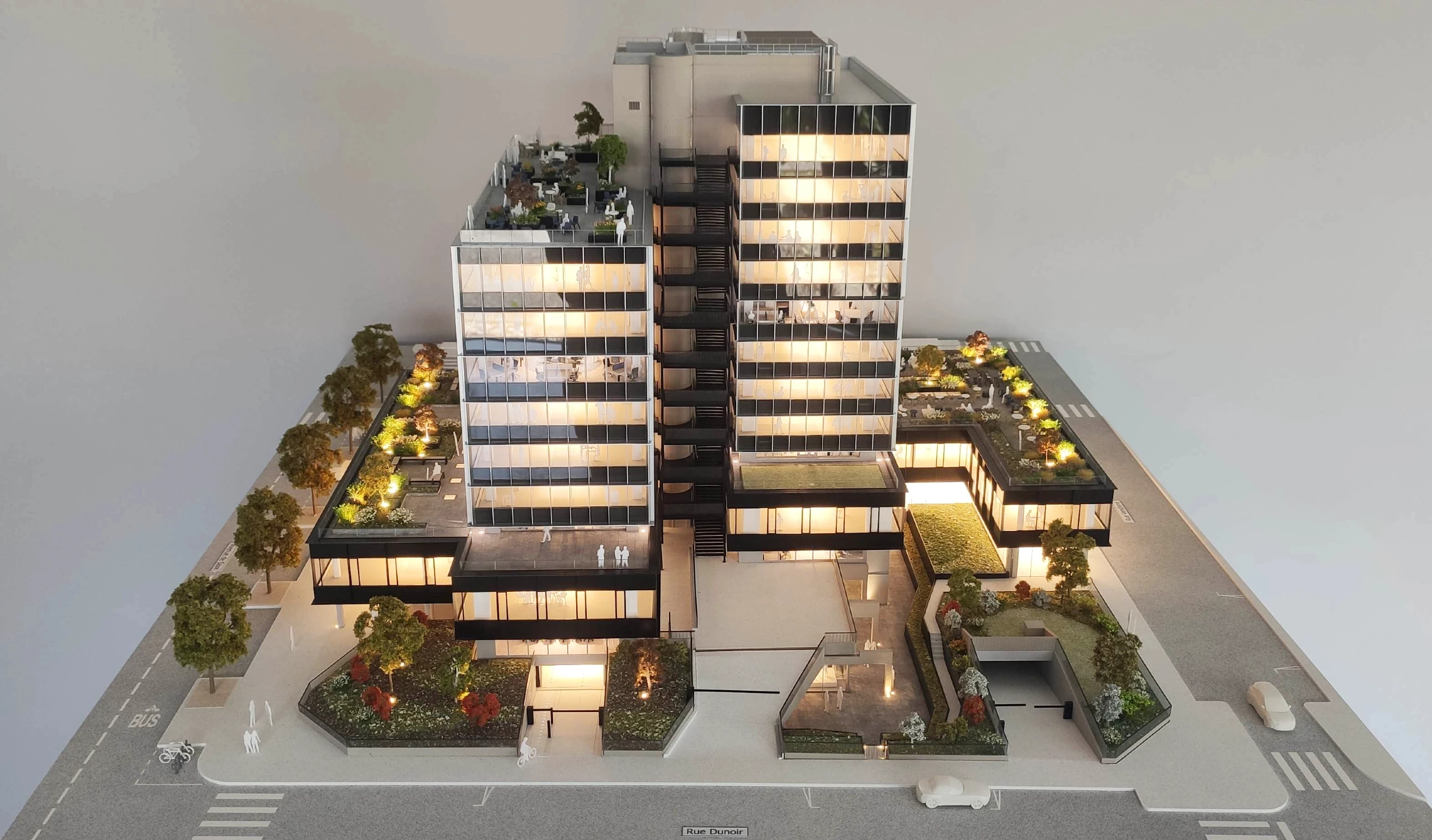 Maquette Lift-up ILO à Lyon