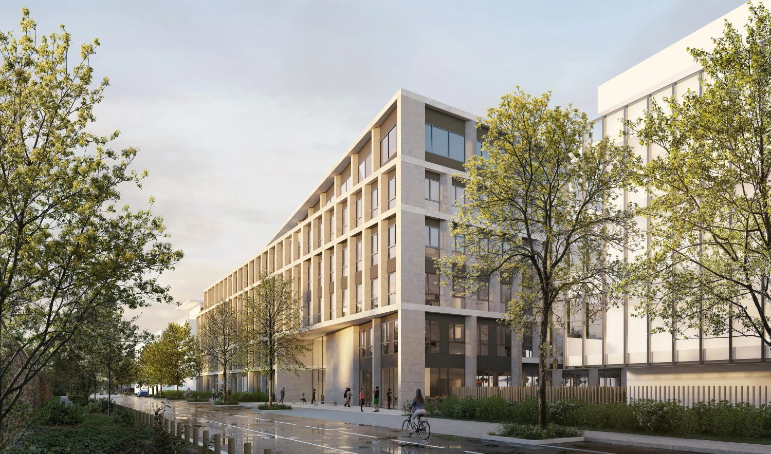 immobilier tertiaire perspective 3d concours
