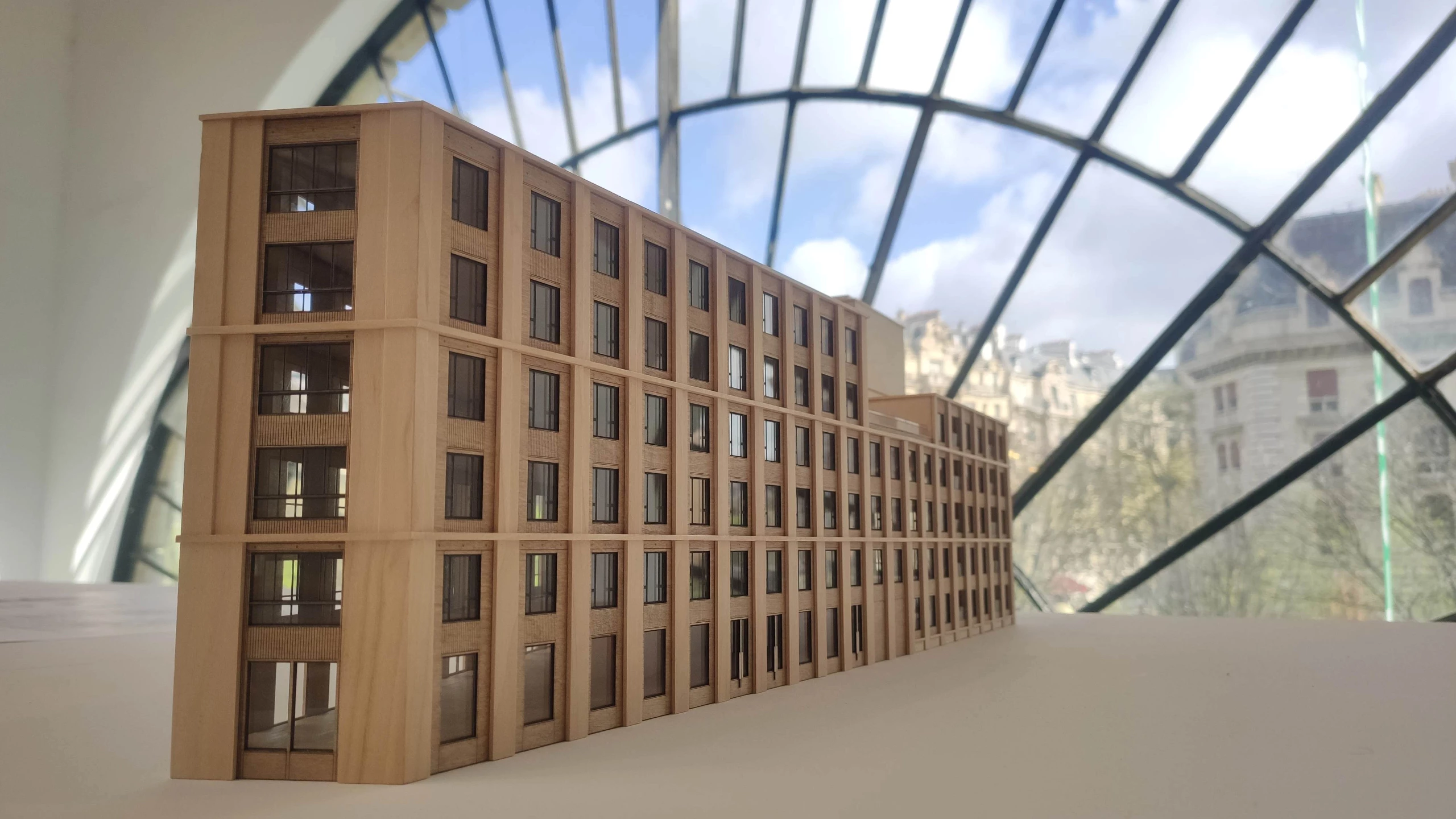 Maquette Bois - Daumesnil - Les Messageries - Paris