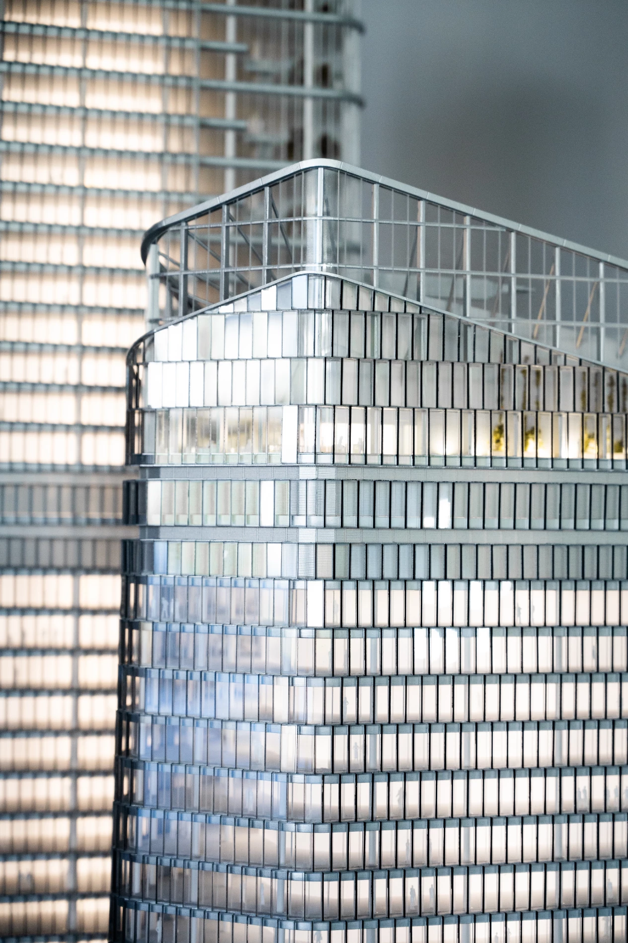 maquette tour link vue details eclairage led atelier fau