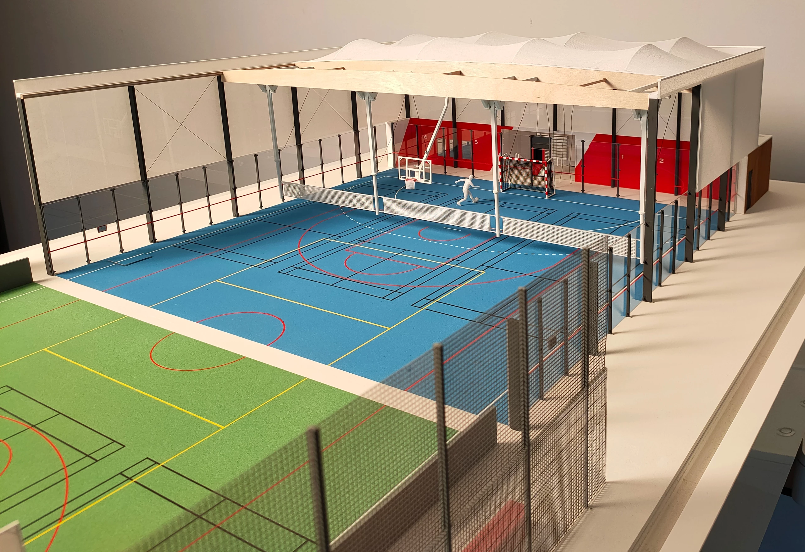 Maquette d'industrie - Fit Arena