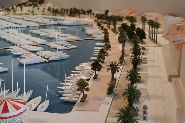 Maquette d'urbanisme - Port de Bandol