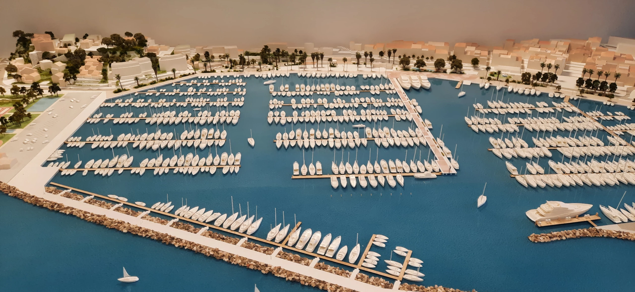 Maquette d'urbanisme - Port de Bandol