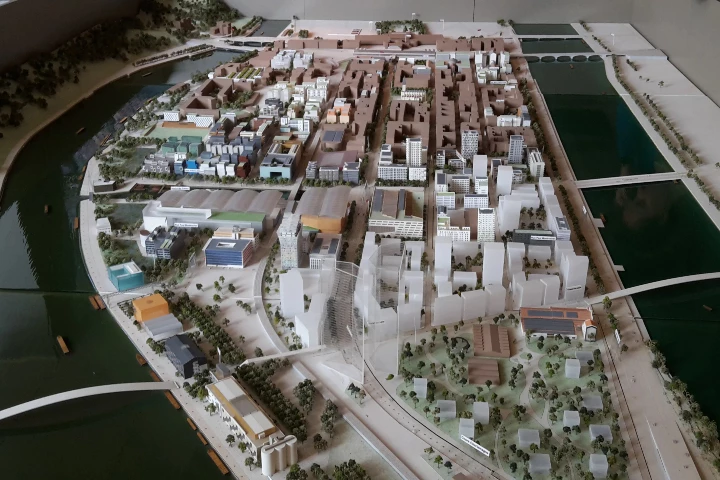 Maquette d'urbanisme - Confluence