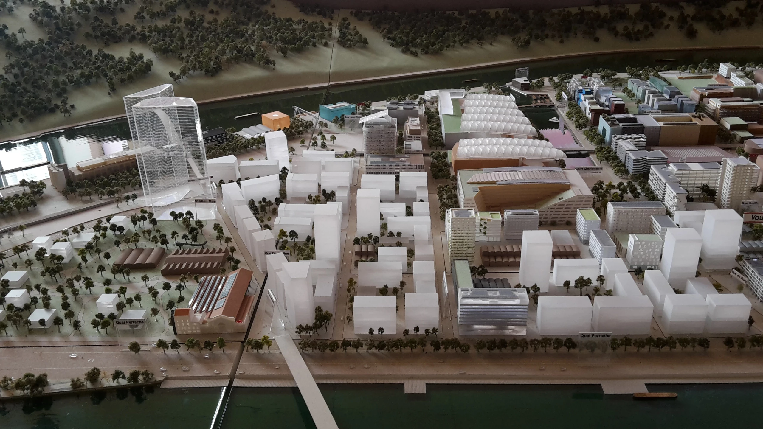 Maquette d'urbanisme - Confluence