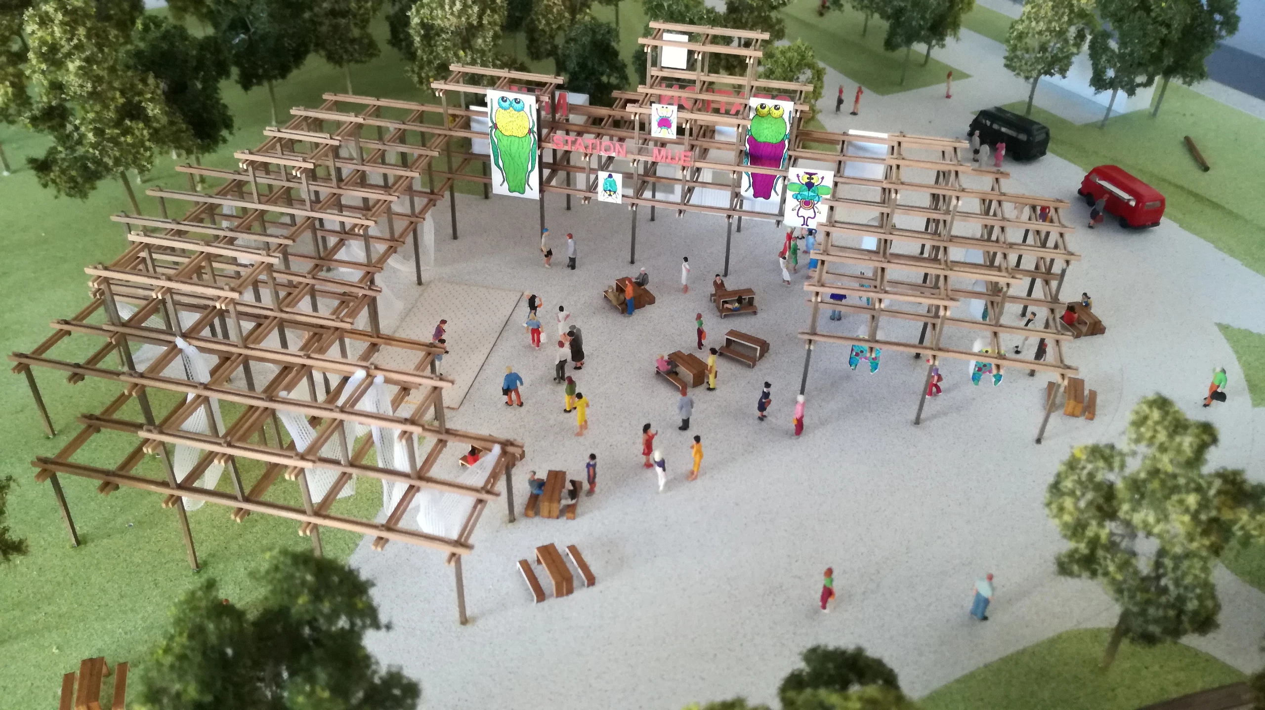 Maquette muséologie - Station Mue - Confluence