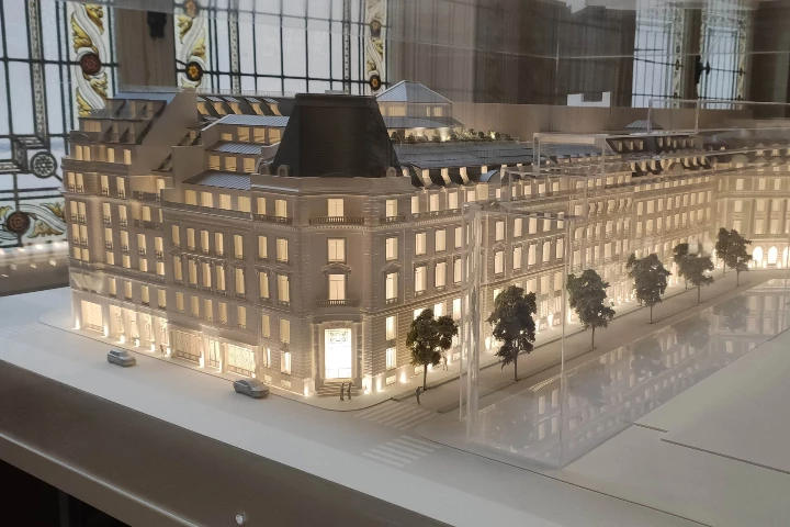 Maquette de promotion immobilière - Héritage - 14 Haussmann à Paris