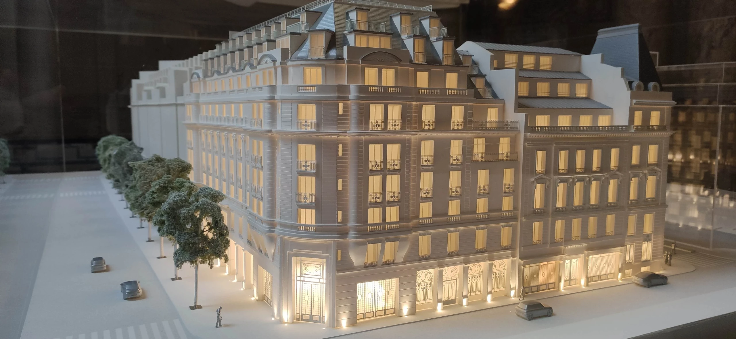 Maquette de promotion immobilière - Héritage - 14 Haussmann à Paris