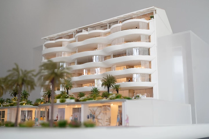 Maquette Lift-up 33 Croisette à Cannes