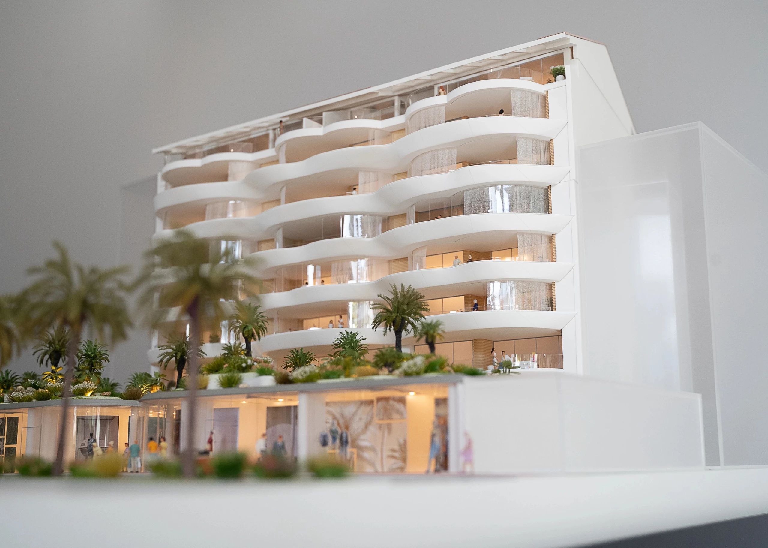 Maquette Lift-up 33 Croisette à Cannes