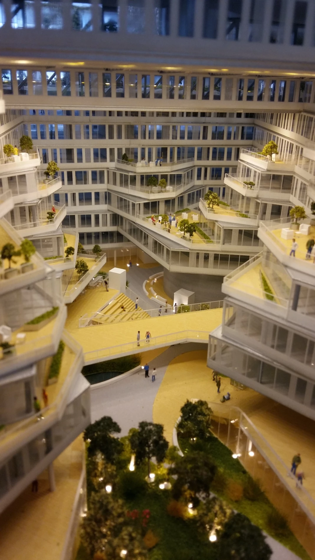 maquette centres commerciaux altarea cogedim atelier fau vue interieure architecture