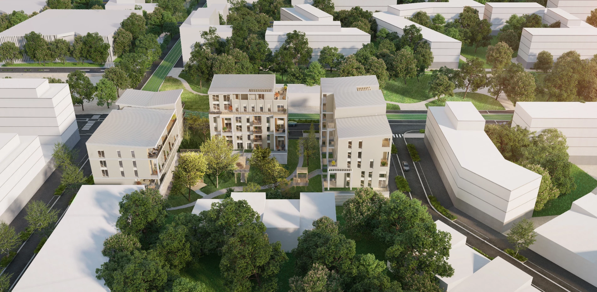 perspective 3d aerienne concours atelier fau noaho