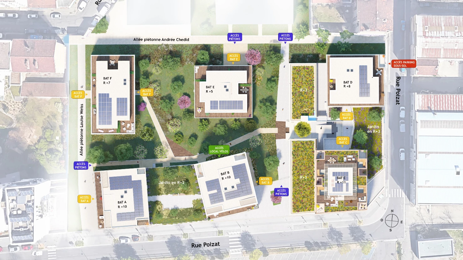 plan de masse studio fau