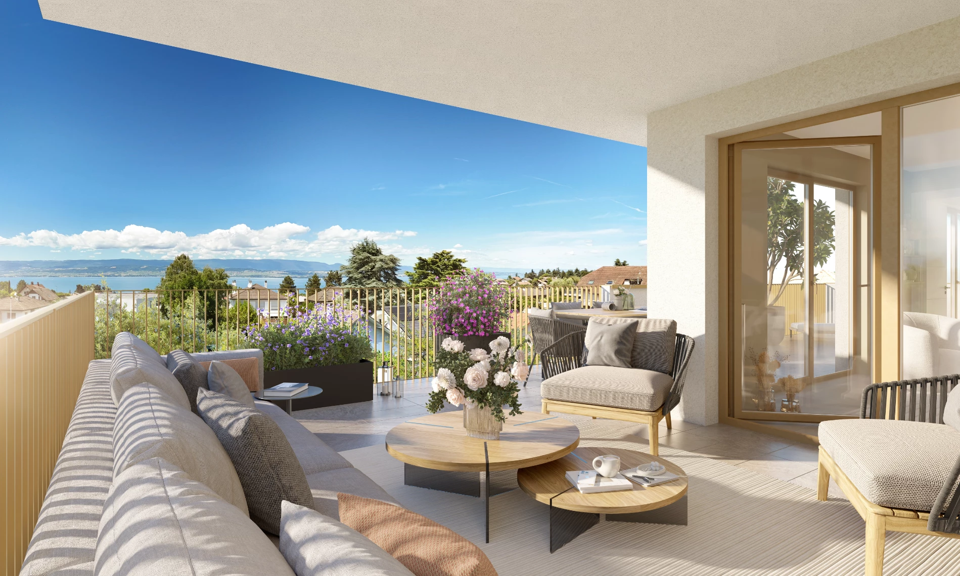perspective 3d terrasse vue exterieure atelier fau promotion immobiliere plurimmo