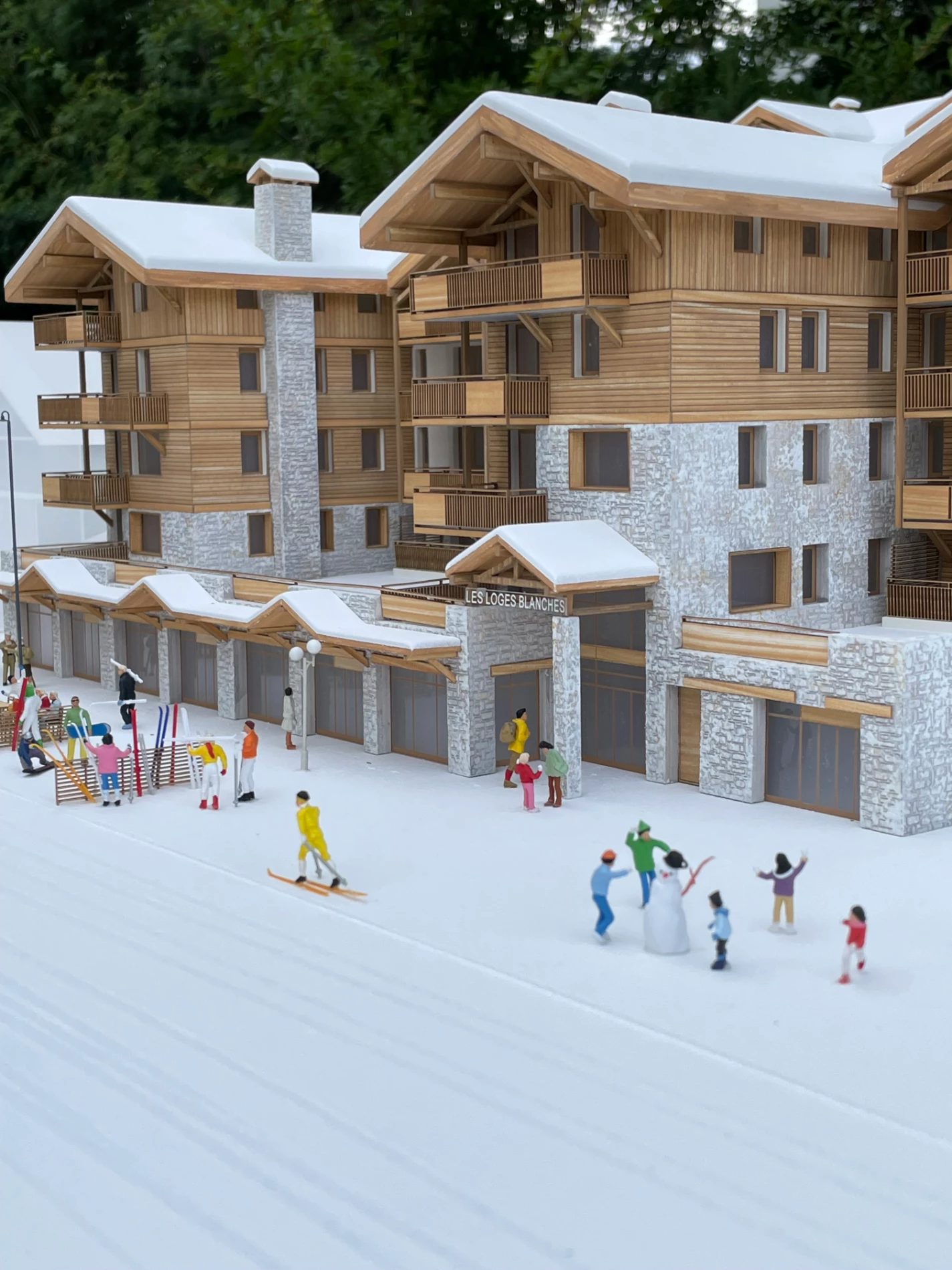 maquette bois chalet exterieur atelier fau