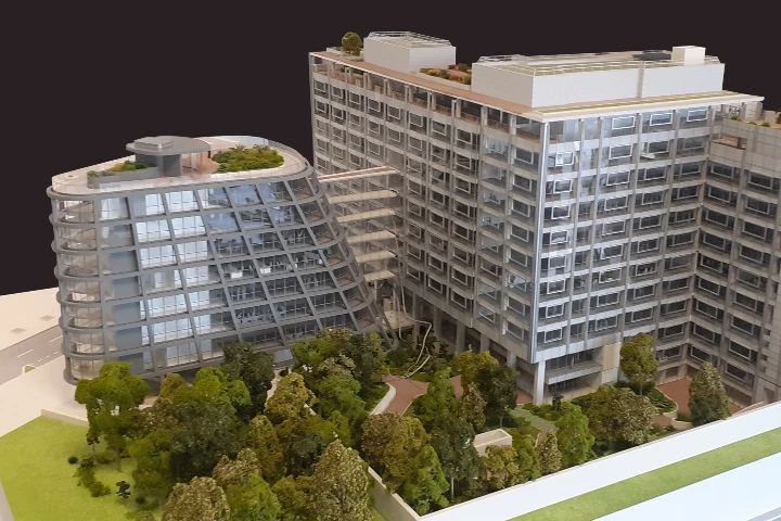 Maquette Lift-up Biome à Paris
