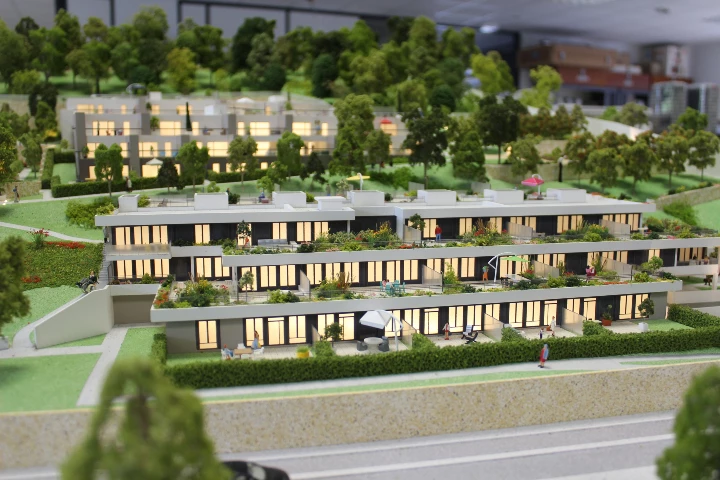 Maquette de promotion immobilière - Domaine 17ème