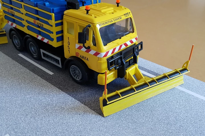 Maquette d'industrie - Camion déneigement