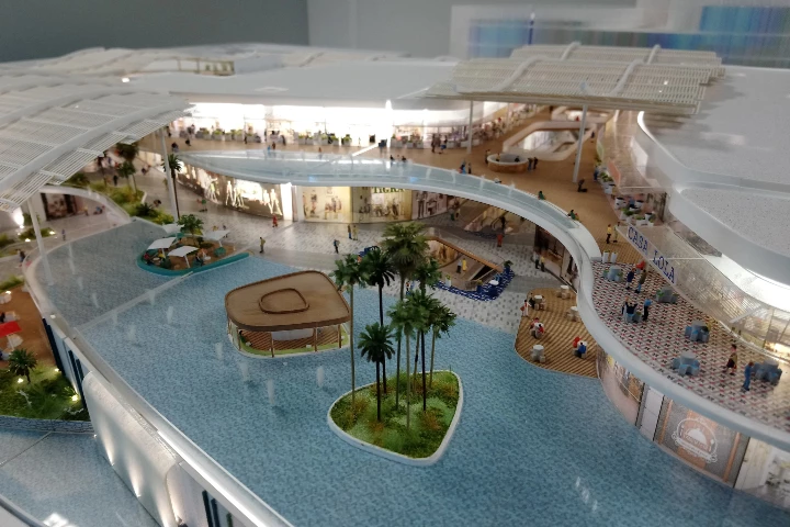 Maquette centres commerciaux - Benidorm